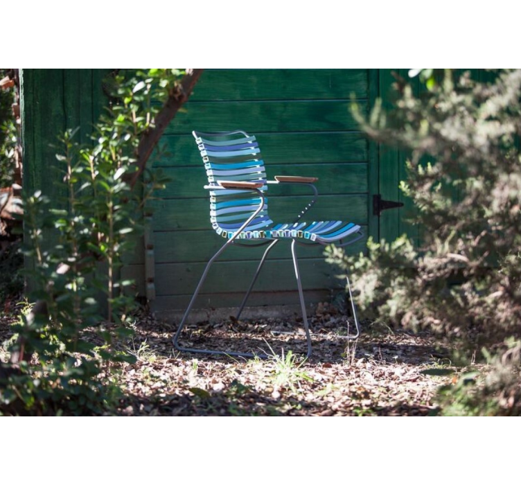 Крісло Click Dining Chair Bamboo Armrests Olive Green6